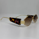 Óculos Losango Valhala Tartaruga Lente Marrom Degrade