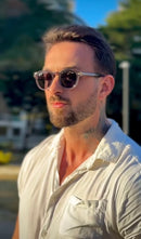 Óculos Frenezi Cinza Translúcido Polarizado