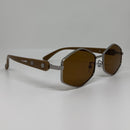 Óculos Losango Diablo Marrom