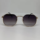 Óculos Hexagonal Majestic Gold Shadow