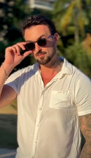 Óculos Frenezi Cinza Translúcido Polarizado