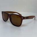 Óculos Maresias Marrom Bambu Escuro Polarizado