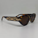 Óculos Cleópatra Gold Tartaruga