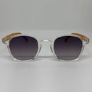 Óculos Hermes Transparente Bambu