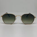 Óculos Hexagonal Retrô Delux Verde Escuro