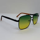 Óculos Aviador Vector Lente Verde Degrade