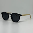 Óculos Bossa Nova Dark Bambu Redondo Polarizado