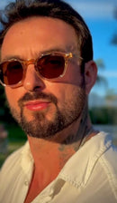 Óculos Wize Marrom Degrade