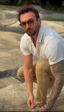 Óculos Depp Marrom Translúcido