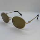 Óculos Fux Gold Lente Dourada