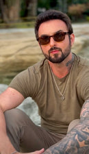 Óculos Travis Marrom Mesclado Polarizado