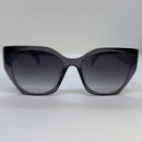 Óculos Lunaire Cinza Translúcido