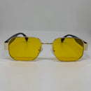 Óculos Lets Gold Lente Amarela