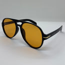 Óculos Aviador Meggie Lente Amarela