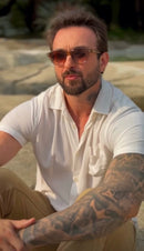 Óculos Depp Marrom Translúcido