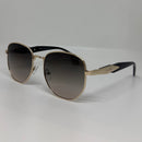 Óculos Hexagonal Empire Gold Lente Fume