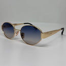 Óculos Orus Gold Lente Azul Degrade