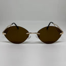 Óculos Kendrick Gold Marrom