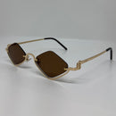 Óculos Larock Losango Gold Marrom