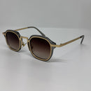 Óculos Rio Cinza Gold Quadrado