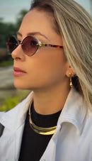 Óculos Laurence Gold Tartaruga