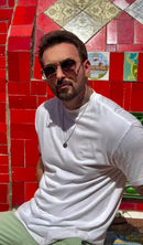 Óculos Hexagonal Retrô Delux Verde Escuro