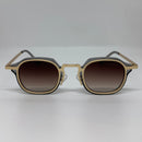 Óculos Rio Cinza Gold Quadrado