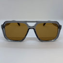 Óculos Aviador Bruck Azul Translúcido