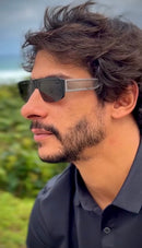 Óculos Zax Titanium Dark Slim