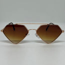 Óculos Diamante Rose Marrom