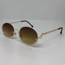 Óculos Asad Gold Marrom Degrade