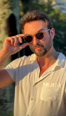 Óculos Recreio Marrom Translúcido Polarizado