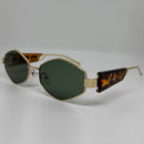 Óculos Losango Valhala Tartaruga Lente Verde