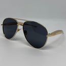 Óculos Aviador Shelby Gold Lente Preta