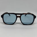 Óculos Aviador Soleil Tartaruga Lente Azul