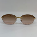 Óculos Kisha Gold Lente Rose