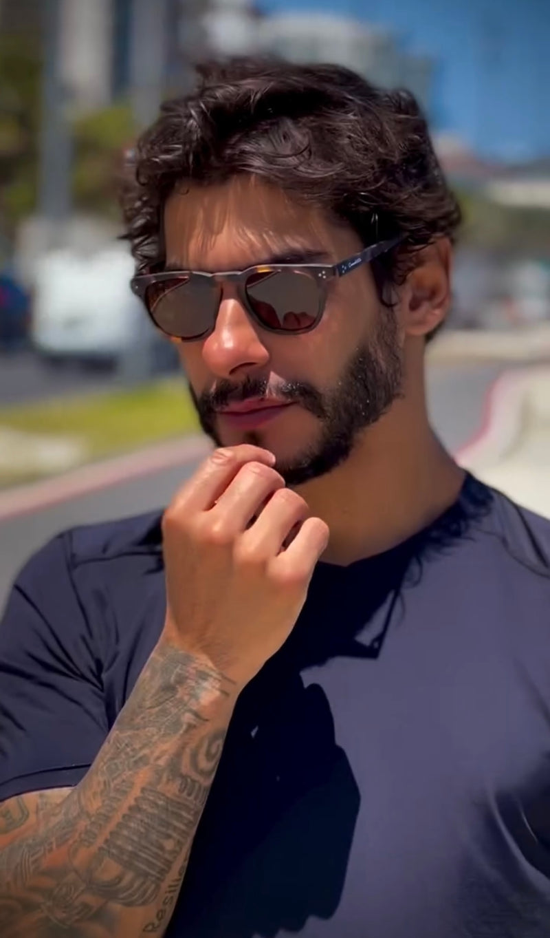 Óculos Raval Tartaruga Fosco Polarizado