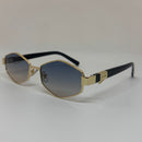 Óculos Berlim Losango Gold Glass Duo