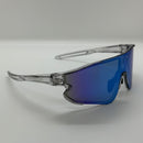 Óculos Alpes Cinza Translúcido Lente Azul