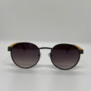 Óculos Round Shadow Bambu