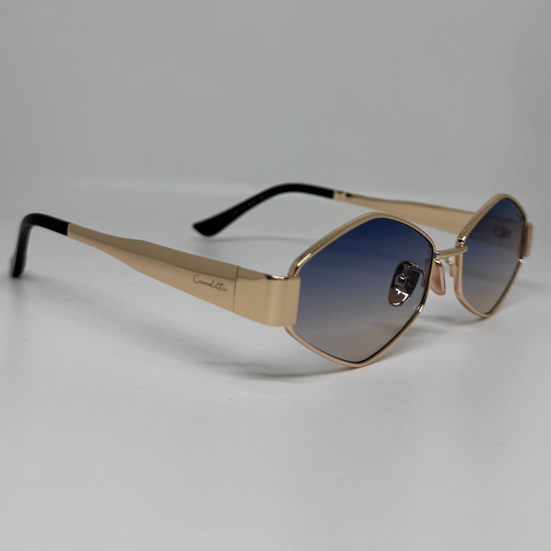 Óculos Losango Luxury Gold Glass