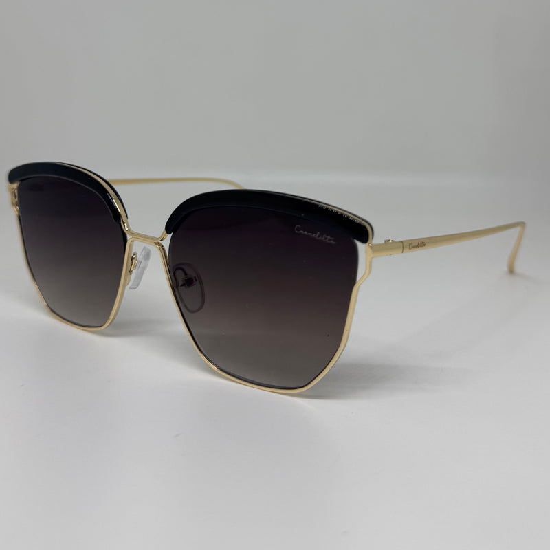 Óculos Gatinho Lenzie Gold Shadow