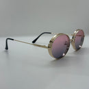 Óculos Josefina Gold Lente Rosa/Lilas