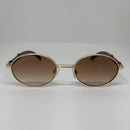 Óculos Lility Gold Marrom Bambu