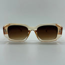 Óculos The Cave Bege Translúcido