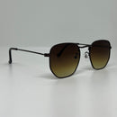 Óculos Hexagonal Bronze