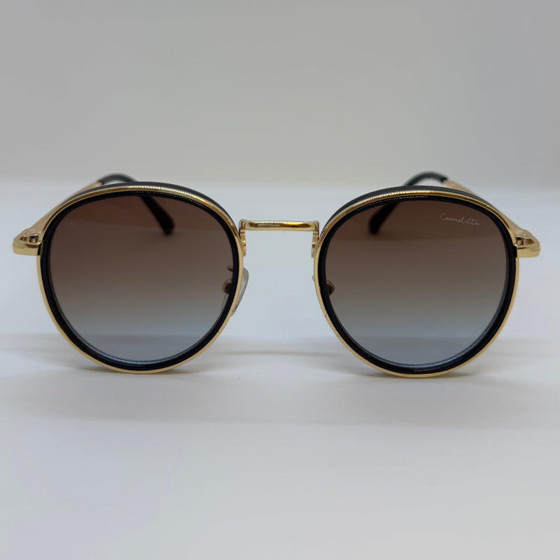 Óculos Voyage Gold Marrom Degrade