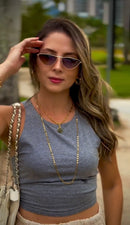 Óculos Midnight Rose Marrom Degrade