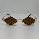 Óculos Larock Losango Gold Marrom