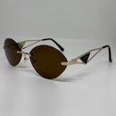 Óculos Kendrick Gold Marrom